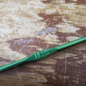 USA Hero Metall Häkelnadel Größe F, Made in USA GRÜN - Bild 1 von 6
