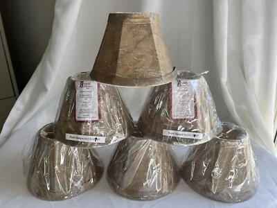 "Nuevo Royal Designs imitación cuero 3x6x4"" clip en cortinas de araña - Juego de 6" Foto 1 de 4