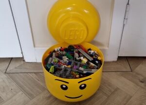 Lego Large Storage Head Full Of Lego Bit
