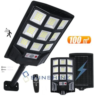 1200000LM Lamparas Luz Led Solares de Pared Exterior Patio Sensor De Movimient - Image 1 of 4