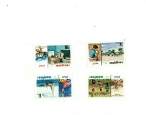 VINTAGE CLASSICS - MALDIVES SC # 1010-3 Development Program Set of 4 Stamps MNH - Picture 1 of 1