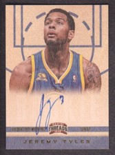 2012-13 Panini Threads Basketball #183 Jeremy Tyler RC Auto 