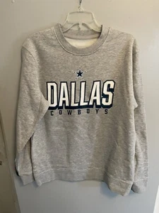 Fanatics Gray Dallas Cowboys Sweatshirt Long Sleeve Men’s Size Large - NWOT - Picture 1 of 8