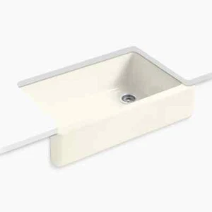 Kohler K-6489-96 Whitehaven 35-3/4" Undermount 1 Basin Cast Iron Kitchen Sink - Picture 1 of 2