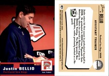 Justin Bellio 2005 Grandstand Portland Sea Dogs #NNO Card *AutographDen*