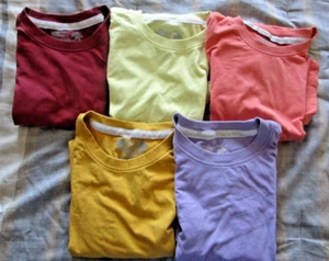 Charles Wilson USA Slim Fit Men's M Crew Neck T-SHIRTS MIX COLOR 5 LOT - Picture 1 of 9