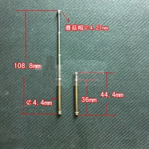 4 Abschnitte einziehbare Teleskopantenne Antenne für FM Radio Spielzeug Stabantenne - Bild 1 von 1