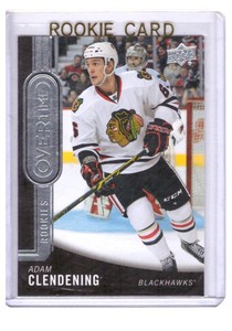 Adam Clendening 2014-15 Upper Deck Overtime Rookie Card #164