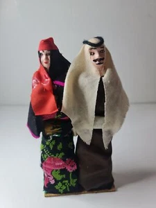 Vintage Middle Eastern Dolls Souvenir Dolls - Foto 1 di 4