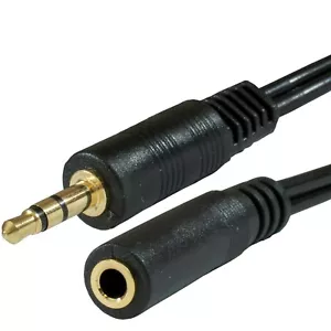 3.5mm Stereo Jack Male AUX Cable 20cm to 20m Headphone Audio 3.5 mm Lead - Picture 1 of 3