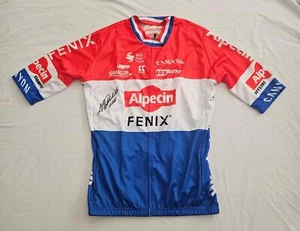 Mathieu van der Poel signed 2021 Alpecin-Fenix cycling jersey Dutch Champion - Picture 1 of 3
