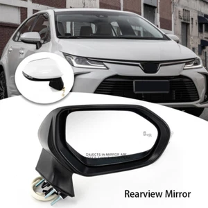 Right Side Heated Mirror With Turn Signal For 2019-2021 Toyota Corolla TO1321395 - Picture 1 of 12