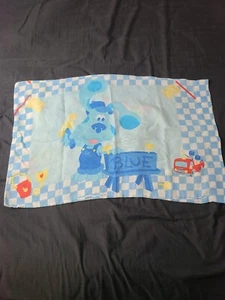 Vintage 90er Blues Clues Bettwäsche Kissenbezug Standard Dan River - Bild 1 von 10