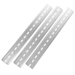 3 Stück Elektro Aluminium Industrie DIN Schlitz Metall - Bild 1 von 12