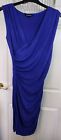 Womens Maternity size C (S) Isabella Oliver Dress sleeveless indigo blue