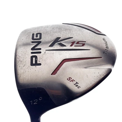 Used Ping K15 Driver / 12.0 Degrees / Soft Regular Flex / Left-Handed - Image 1 of 4