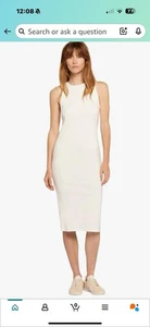 Current/Elliott ärmelloses Tanktop Kleid weiß Gr. XL The Ava Neu mit Etikett - Bild 1 von 1