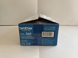 Brother TN-360 High Yield Toner Cartridge  - Open Box Factory Sealed Bag - Picture 1 of 3