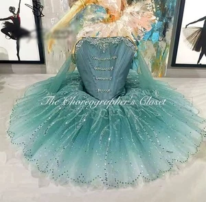 Professionelles blaues Raymonda Ballett Tutu Kostüm klein Erwachsene - Bild 1 von 10