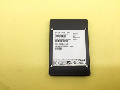 MZ-WLL15TC Samsung PM1723b 15.36TB PCIe NVME U.2 2.5in SSD EMC 118000674 - Image 1 of 3