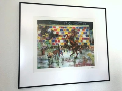 DANIEL RICHTER - "Hotel der Jugend" - 50x60 cm - signiert, Autogramm, signed - Bild 1 von 3