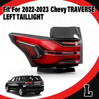 Fit for 2022 2023 2024 Chevy Traverse LED Tail Light w/Bulb Left Driver Side Foto 1 de 3