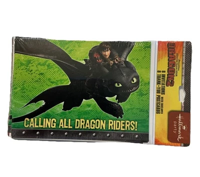 How to Train Your Dragon Movie Birthday Party Invitations & Thank You Notes - Image 1 of 4