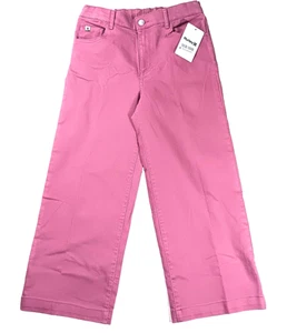 Hurley Mädchen Größe 12 weites Bein knöchellang mauve verstellbar Jeanshose, neu - Bild 1 von 8