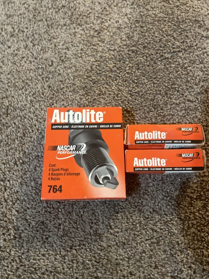 Bujía Autolite #764 (6) Paquete NASCAR Rendimiento Núcleo de Cobre h29t Foto 1 de 2