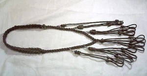Paracord DuckLanyard Hand Made Brown&woodlandCamo will hold 8 call and 1whistle - Bild 1 von 3