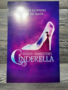 CINDERELLA, RODGER + HAMMERSTEIN, BROADWAY WINDOW CARD/POSTER - Picture 1 of 9