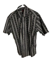 Anchor Blue Short Sleeve Button Up Large  - Picture 1 of 2