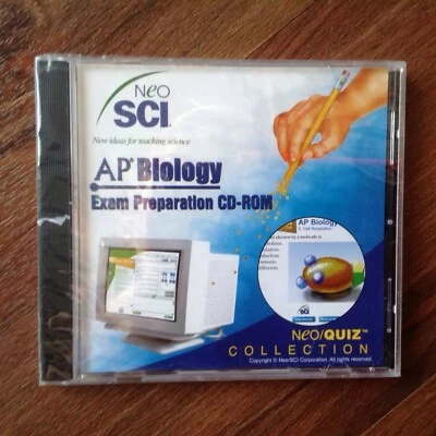 NeoSci AP Biology Exam Preparation CD-Rom Brand New - Image 1 of 2