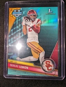 2023 Bowman University Chrome MAKAI LEMON Aqua Refractor 062/299 - Picture 1 of 3