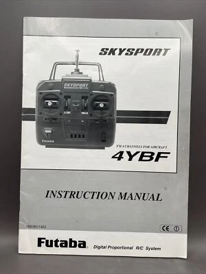 Skysport FM 4 Channels For Aircraft 4YBF Instruction Manual RC System 1M23N11403 - Image 1 of 2