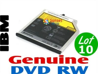 LOT 10 IBM Lenovo T400 T410 T500 T510 W500 DVDRW Slim Multi Drive 45N7457 - Image 1 of 3