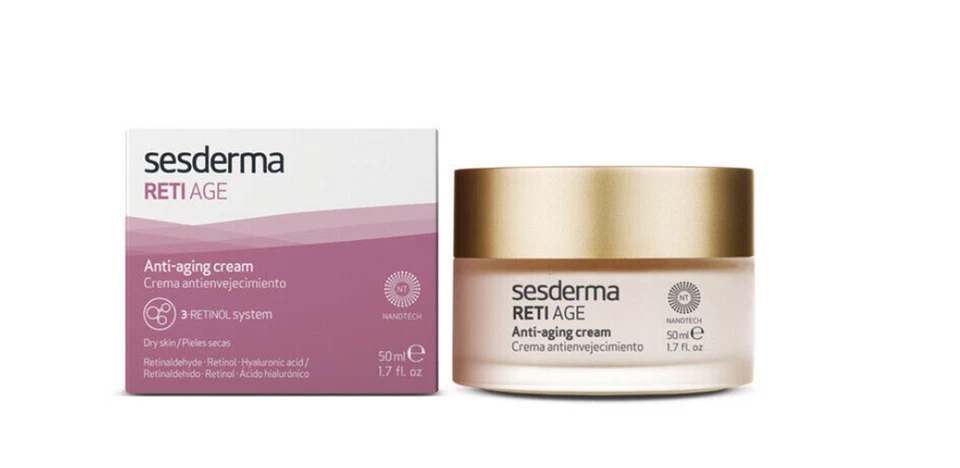Sesderma  reti age anti ageing facial cream wth retinol hyaluronic acid  50 ml - Imagem 1 de 1