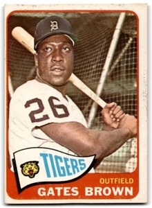 1965 Topps Gates Brown Detroit Tigers #19 - Picture 1 of 2