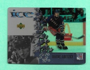(1) WAYNE GRETZKY  1997-98 RANGERS MCDONALDS FOOD # MCD1  NM   CARD  (I1673)