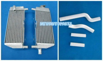 Radiador de aluminio blanco + manguera para 1996-2001 97 98 1999 2000 YAMAHA YZ250 YZ 250 Foto 1 de 4