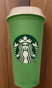 Starbucks Ltd Edition Holiday Reusable Plastic Tumbler Cup 16 Oz Green NEW - Picture 1 of 6