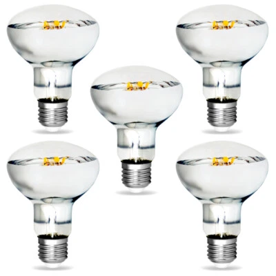 5 x LED Filament Leuchtmittel Set E27 R80 8W warmweiss Lampe Reflektor Strahler - Bild 1 von 4