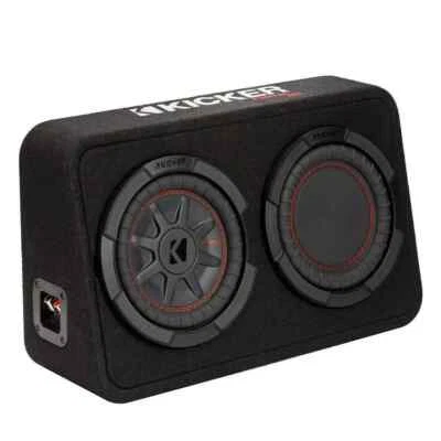 KICKER TCWRT82   kompakter aber guter Subwoofer Bassbox Bass Kiste - Bild 1 von 3