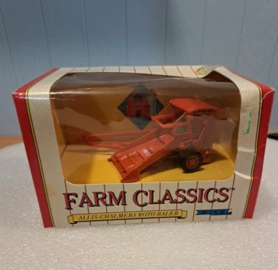 Vintage 1/43 ERTL  "Farm Classics " ALLIS - CHALMERS ROTO BALER Diecast Model - Image 1 of 4