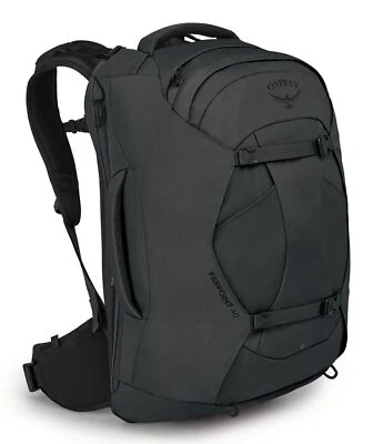 Osprey Farpoint 40 Rucksack Reisetasche Wanderrucksack Tunnel Vision Grey - Bild 1 von 4