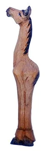 Bolígrafo de madera tallada a mano para caballo de madera animal hecho a mano hecho a mano 177 - Imagen 1 de 12