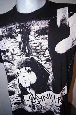 Ministry AL Industrial Metal Rock Band KMFDM Cinder Block XL T-Shirt VTG Y2K 00s - Image 1 of 4