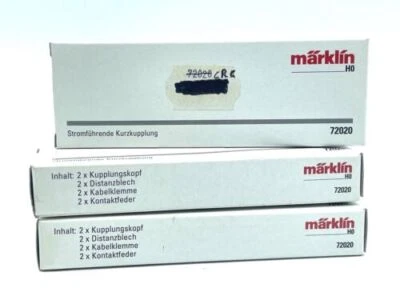 Marklin H0 72020 Stromführende trennbare Kurzkupplunge New Old Stock#AZ - Immagine 1 di 2