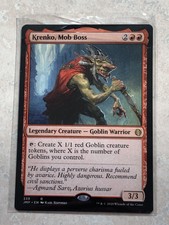 DDcards 🇨🇦Mtg Magic The Gathering Jumpstart Theme Krenko Mob Boss