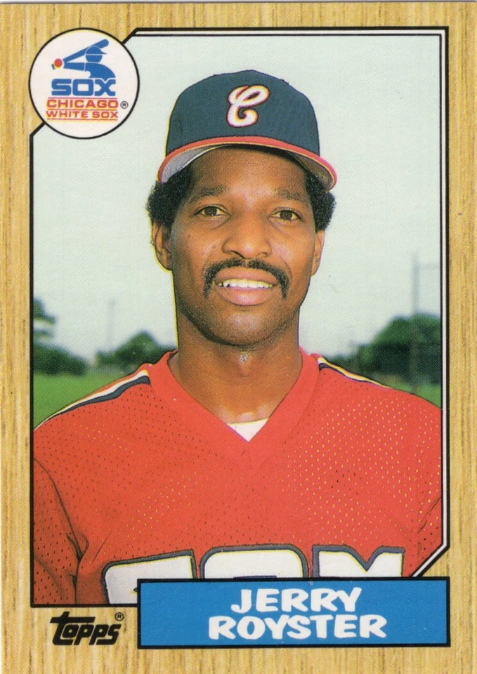 Jerry Royster 1987 Topps Traded Baseball card #106T Chicago White Sox - Image 1 of 1
